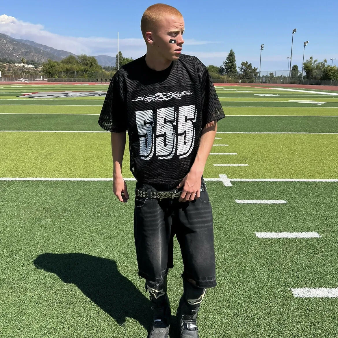 555 Mesh Jersey BLK