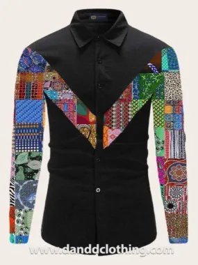African Black Shirt Patches M-Style