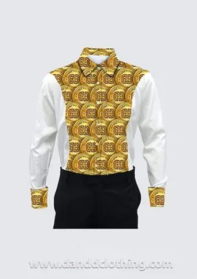 African White Shirt Coins Monaco