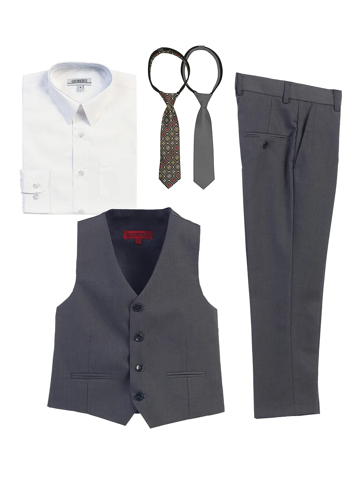 Boy's 5 pc Formal Vest Set