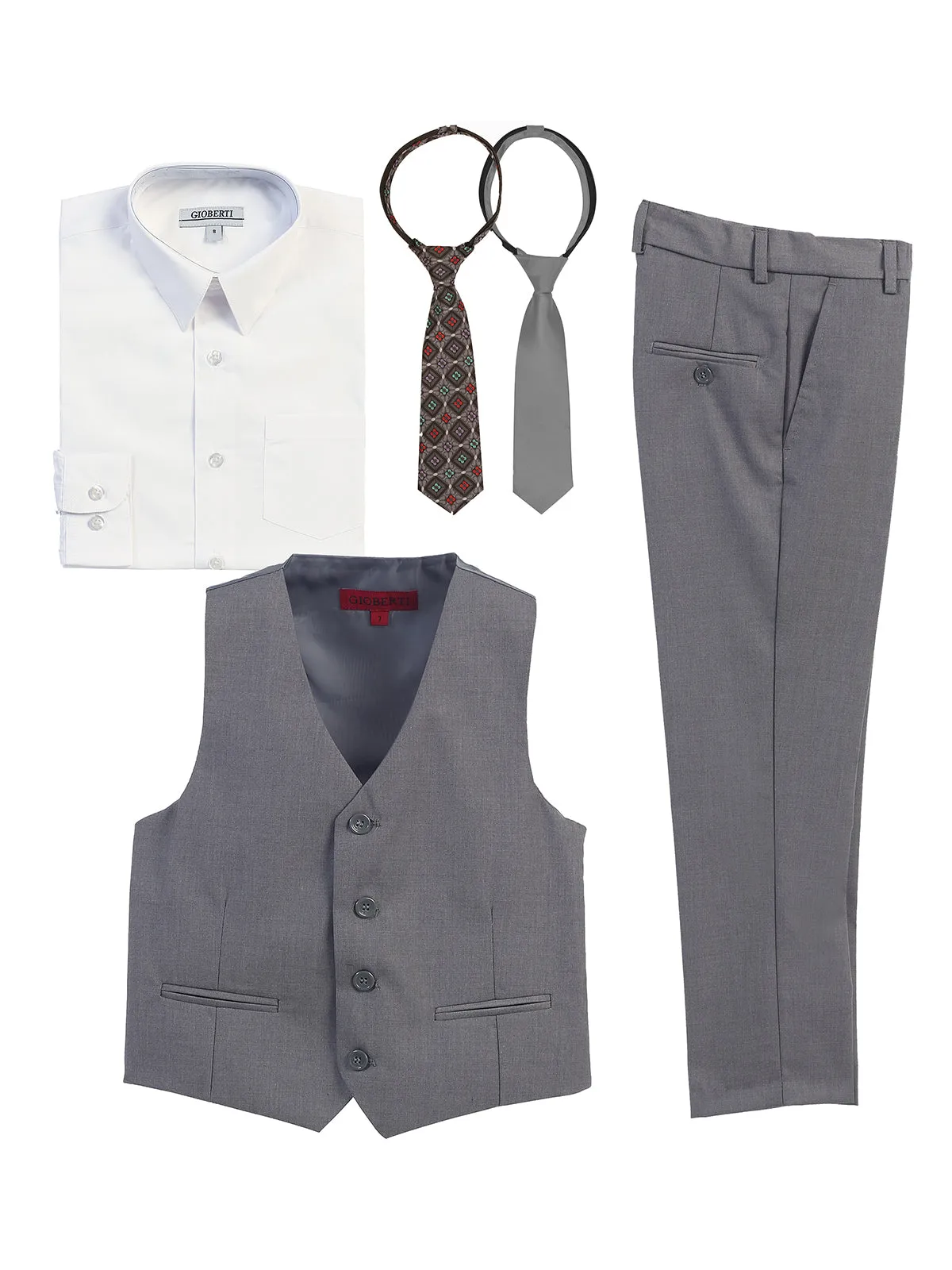 Boy's 5 pc Formal Vest Set
