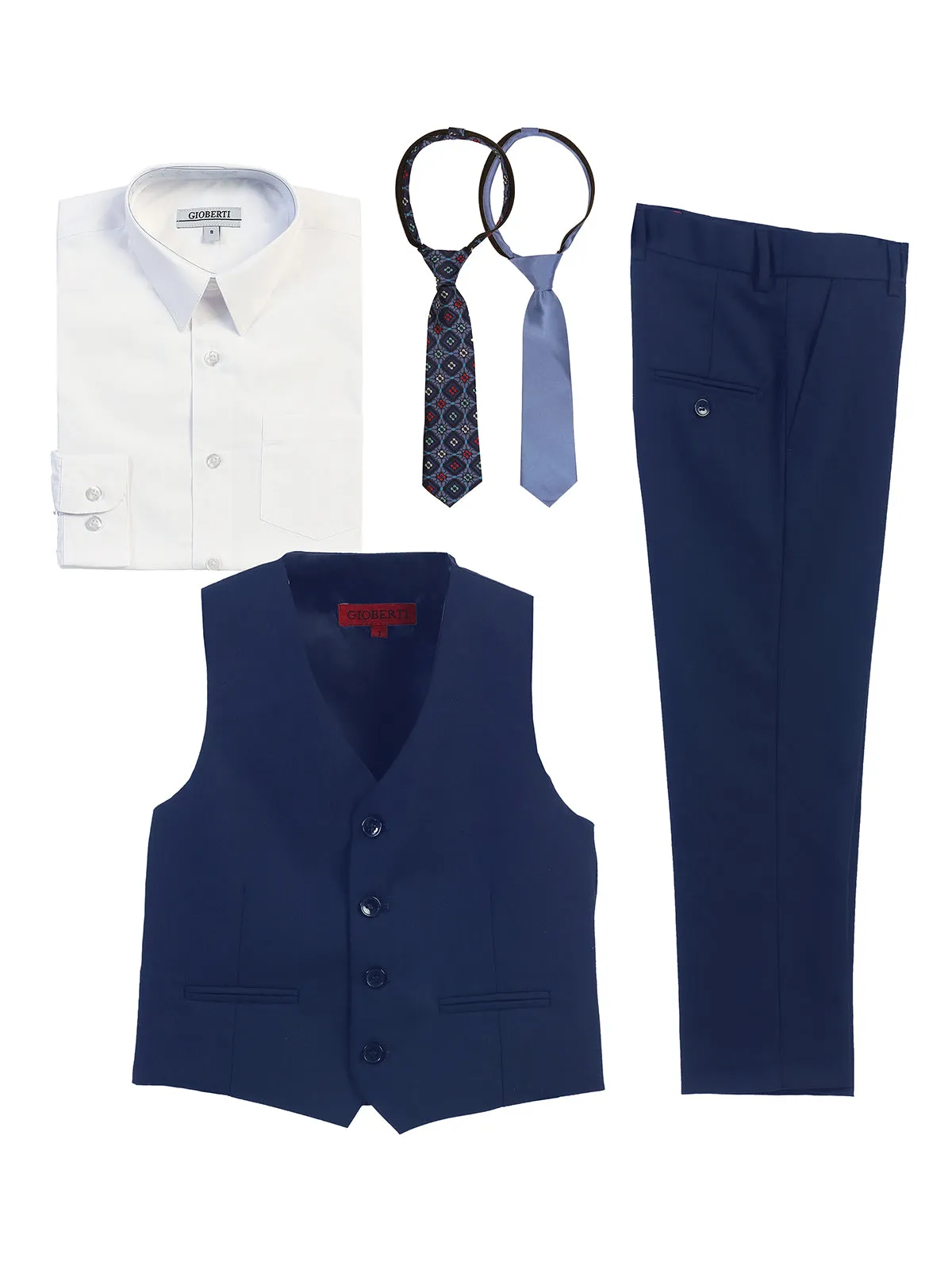 Boy's 5 pc Formal Vest Set