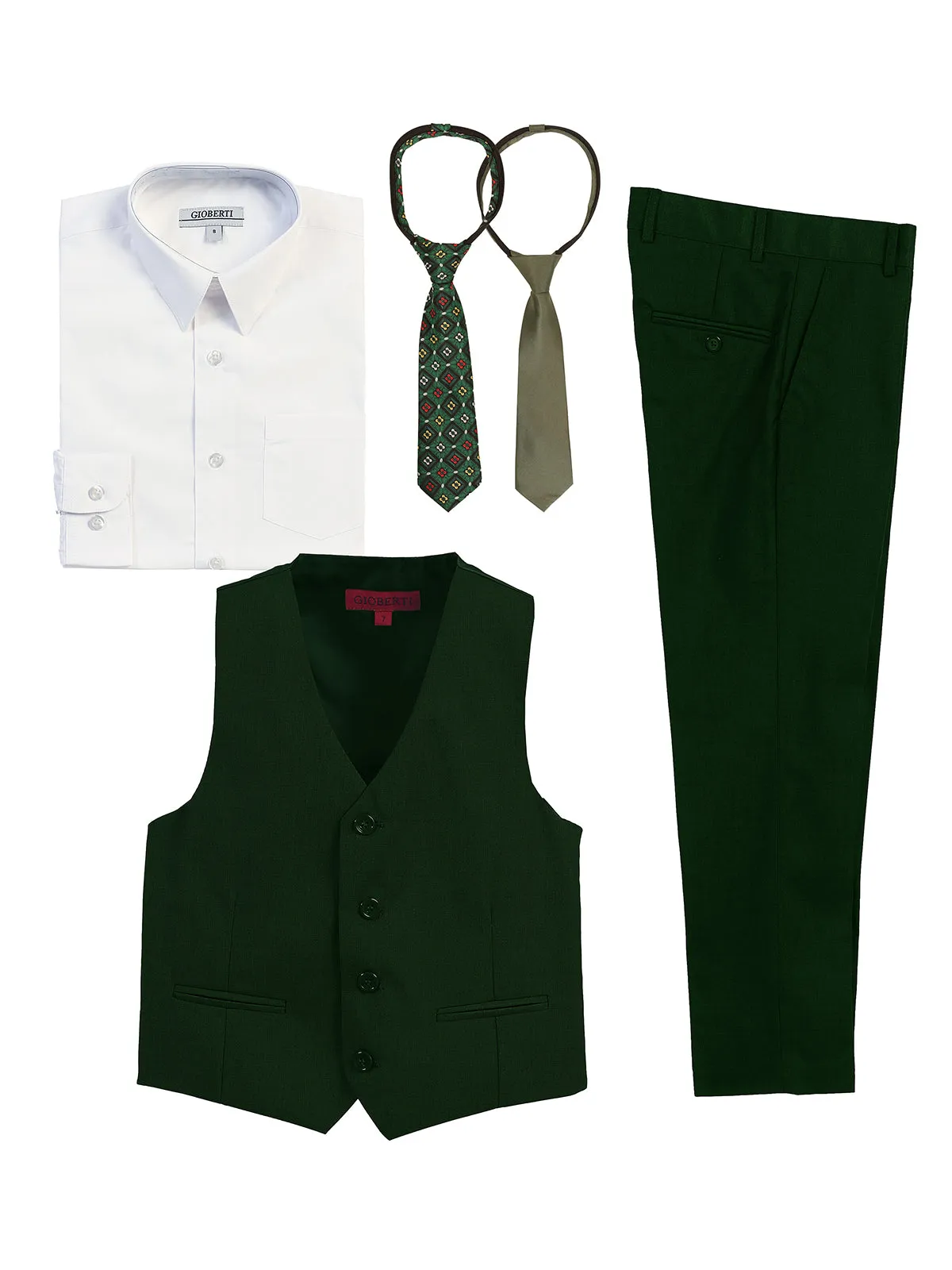 Boy's 5 pc Formal Vest Set