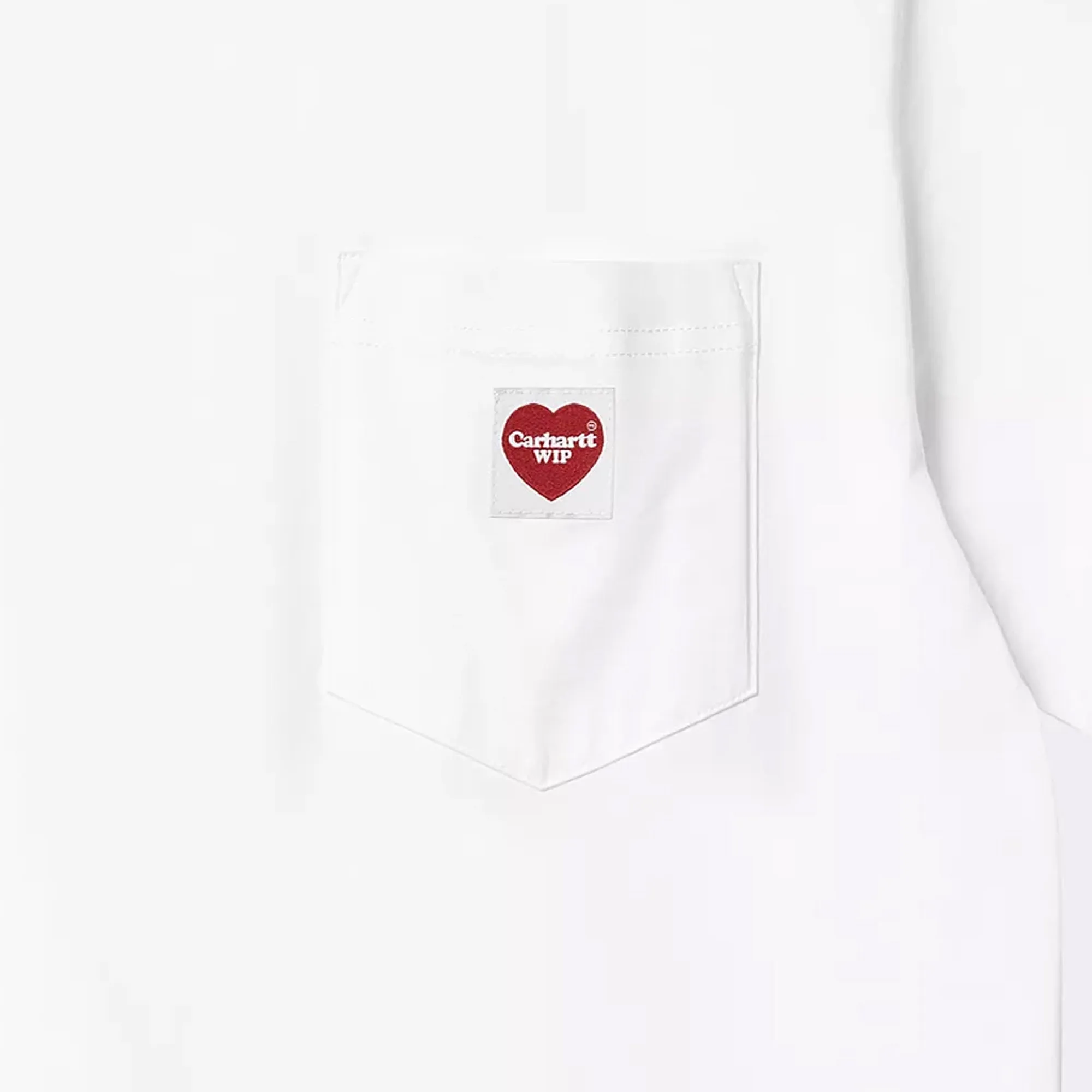 Carhartt WIP Pocket Heart T-Shirt White/Red