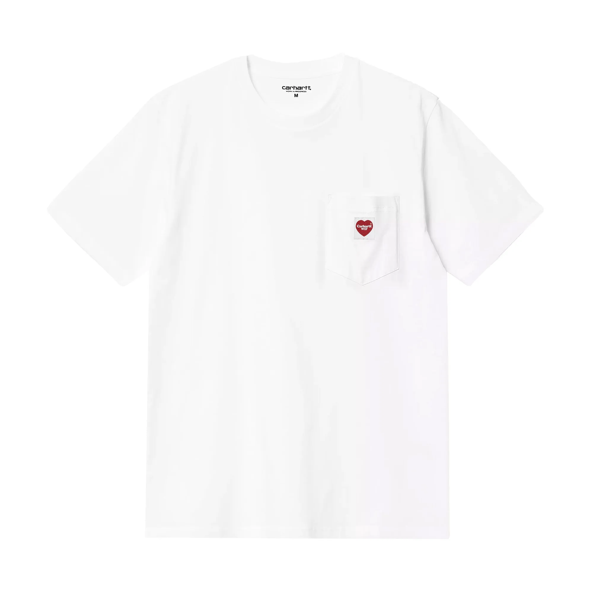 Carhartt WIP Pocket Heart T-Shirt White/Red