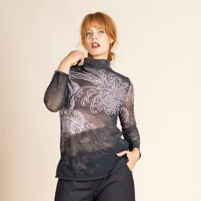 chrysanthemum hi crew tee