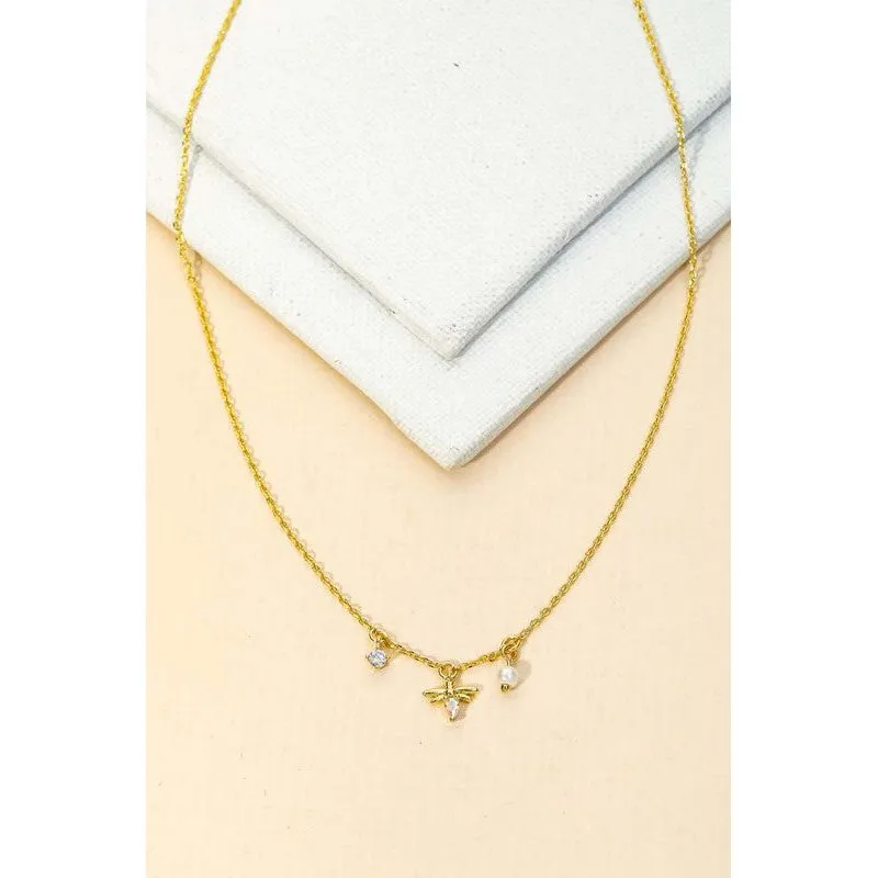 Dainty Bee Necklace
