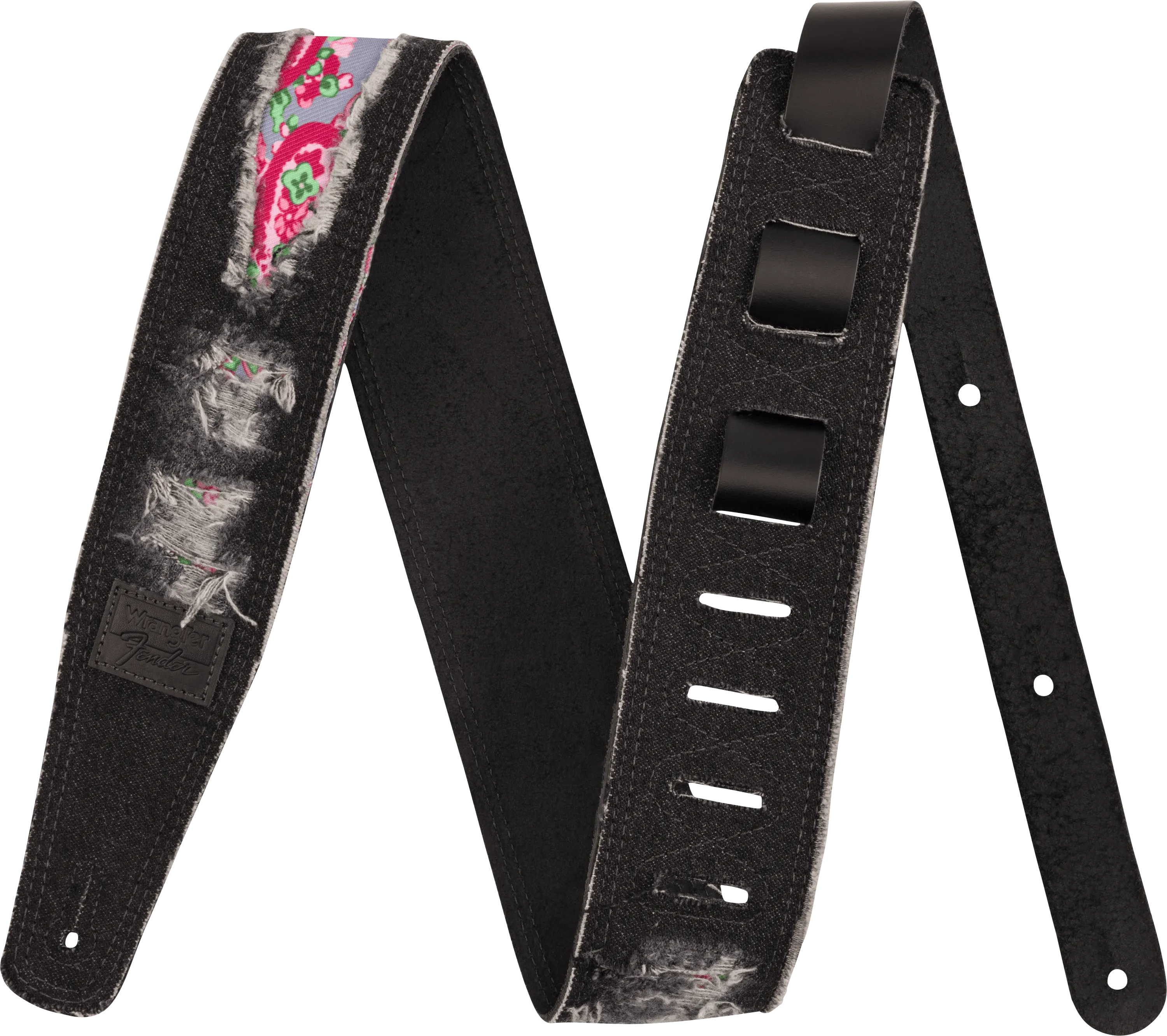 Fender® x Wrangler® Ripped Paisley Denim Straps