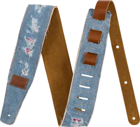 Fender® x Wrangler® Ripped Paisley Denim Straps