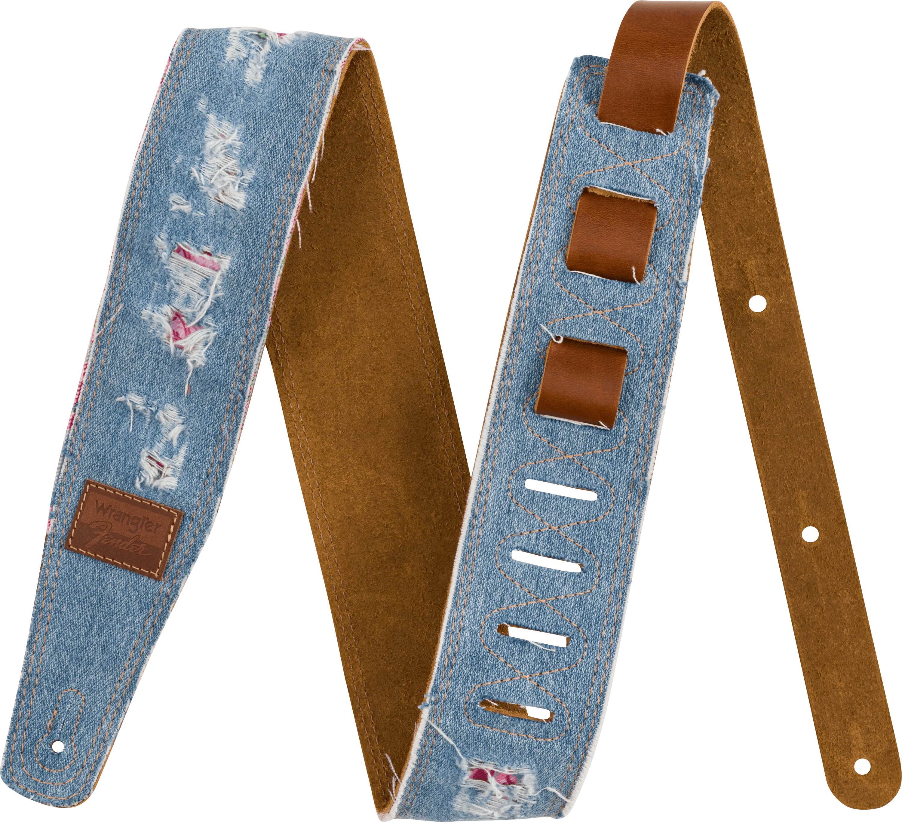 Fender® x Wrangler® Ripped Paisley Denim Straps