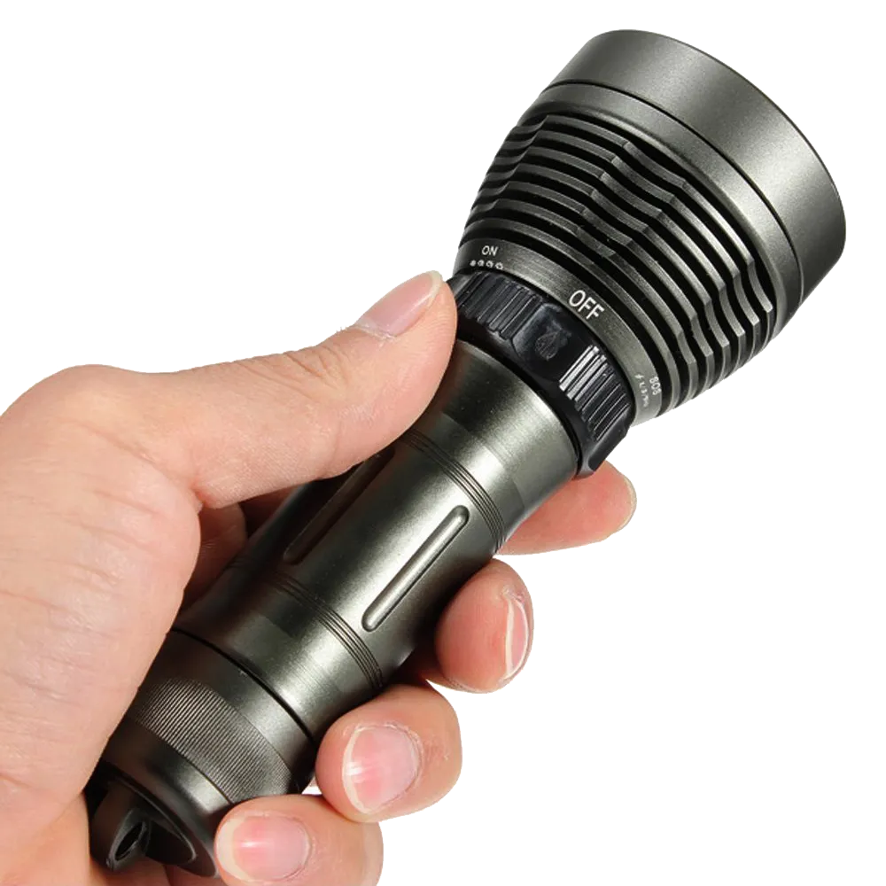 FREETOO® Waterproof 1800 Lumens XM-L T6 LED 8 Switch Mode Diving Light Adjustable Focus Range