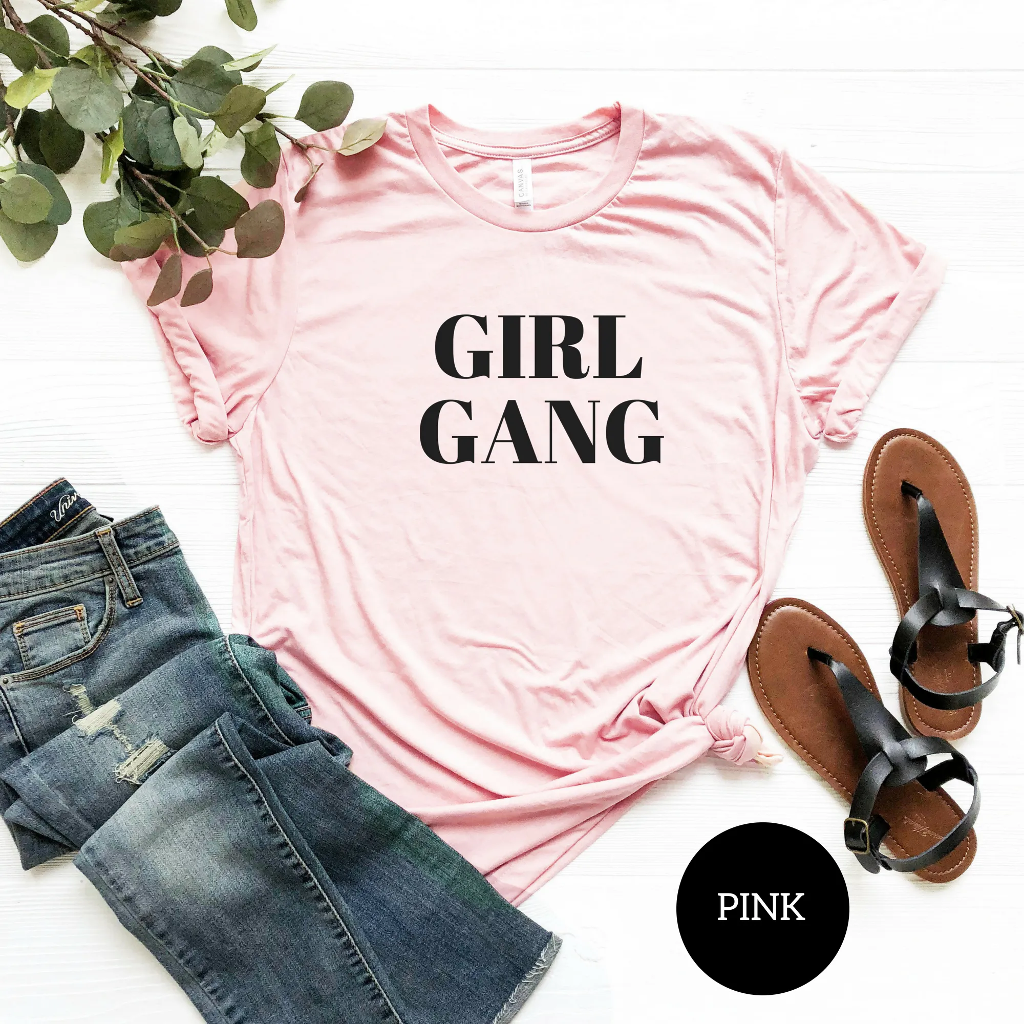 Girl Gang Cotton T-Shirt