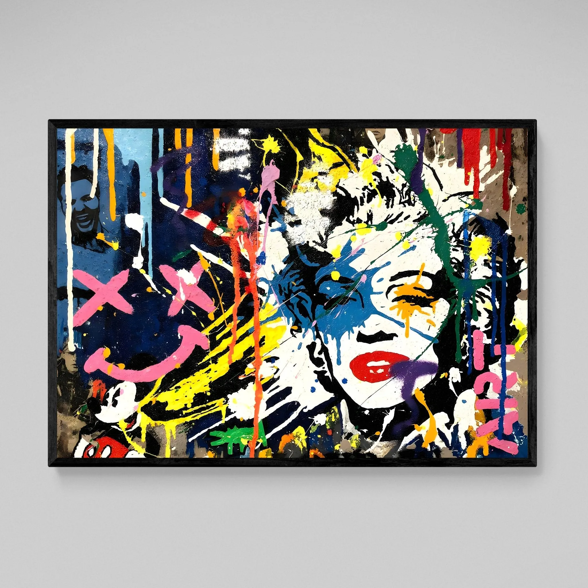 Graffitis Canvas Wall Art