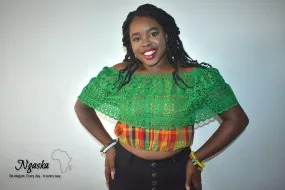 Green, Flirty Princess - Creole Madras Wear Collection CW 1