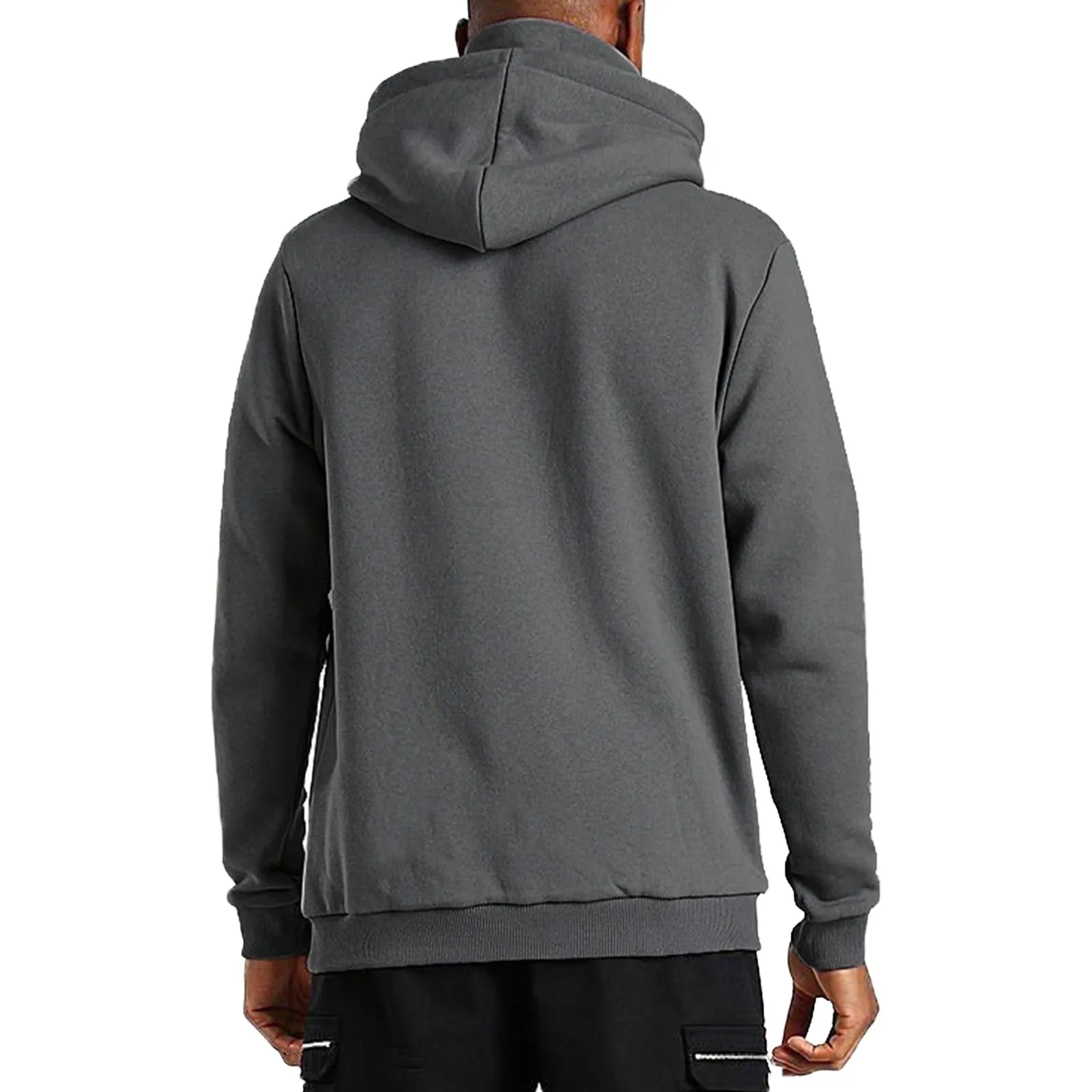 HOODED MASK FLEECE ZIPPER POCKET HOODIE