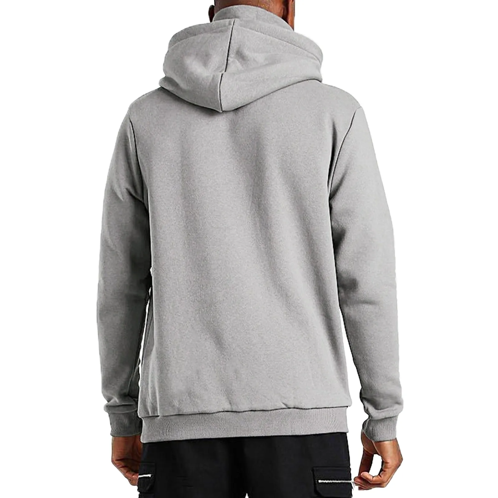 HOODED MASK FLEECE ZIPPER POCKET HOODIE