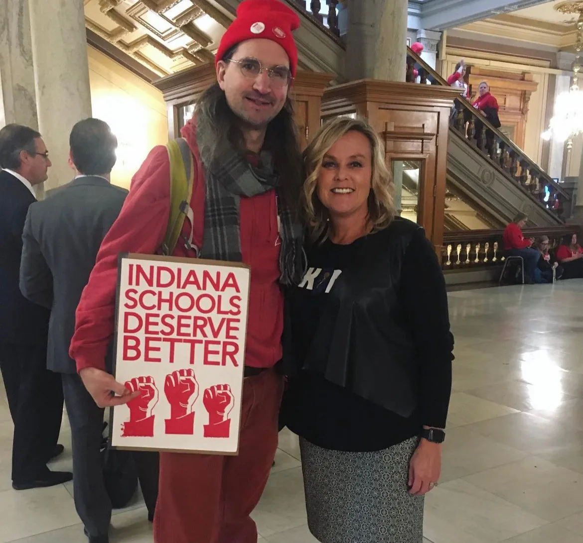 Hoosier Teachers for Jennifer McCormick T-shirt