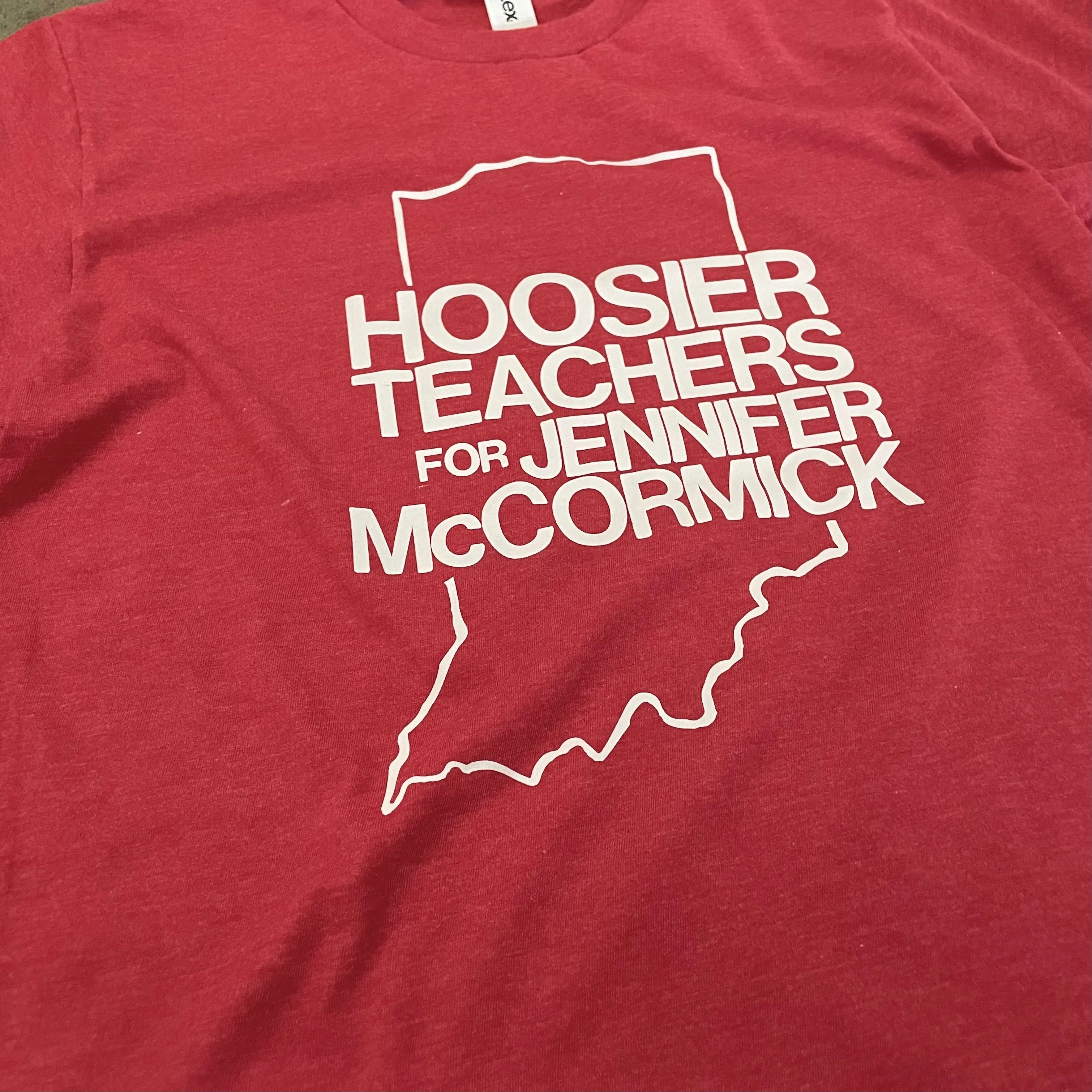 Hoosier Teachers for Jennifer McCormick T-shirt