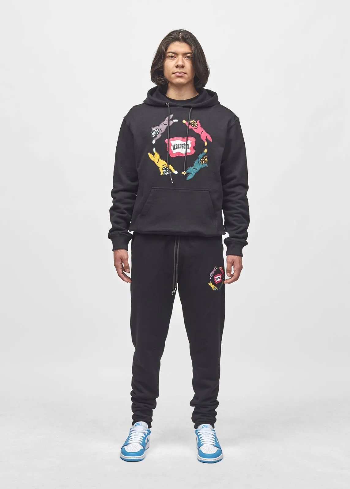 ICE CREAM: CHASE HOODIE [BLACK]