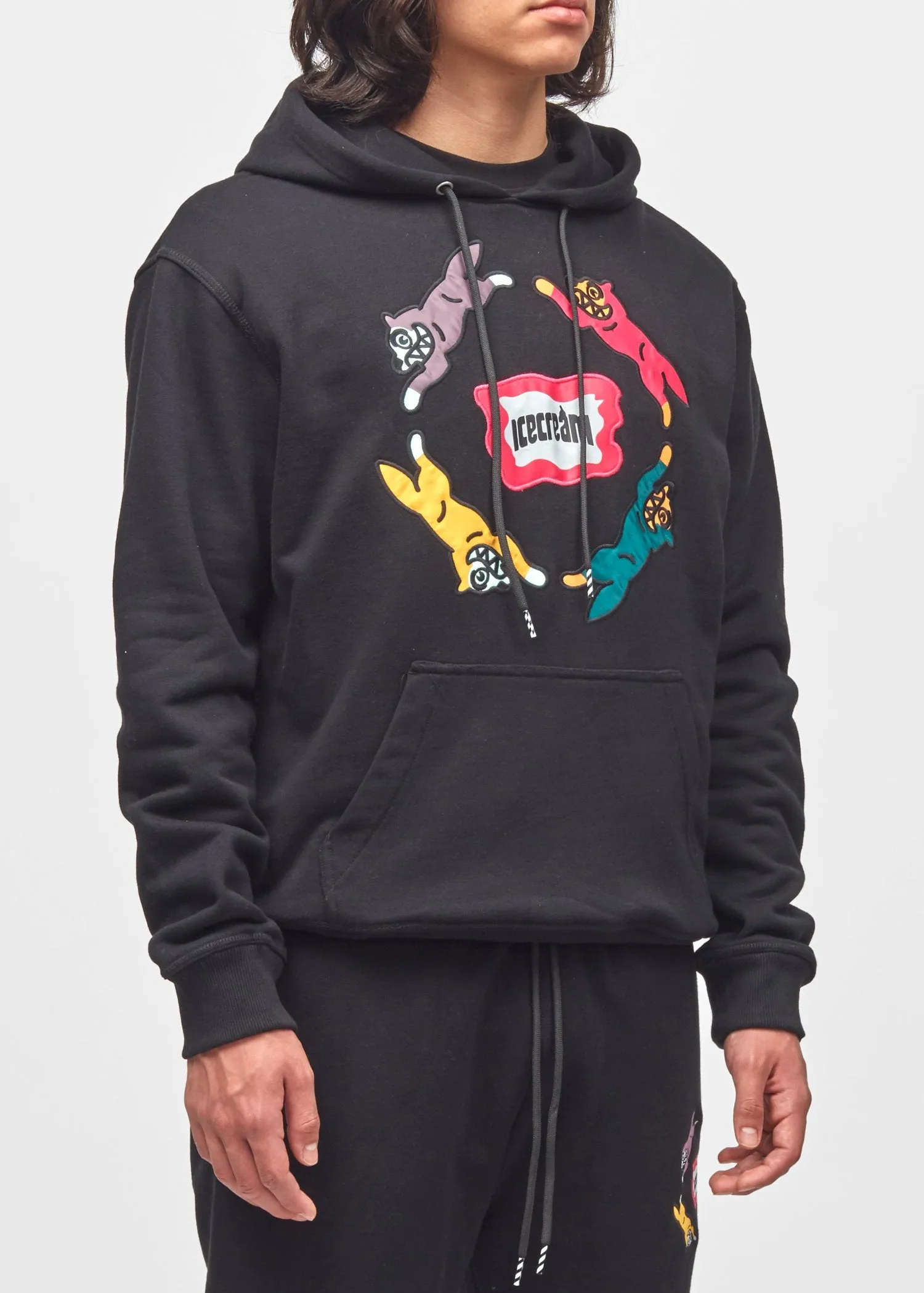 ICE CREAM: CHASE HOODIE [BLACK]