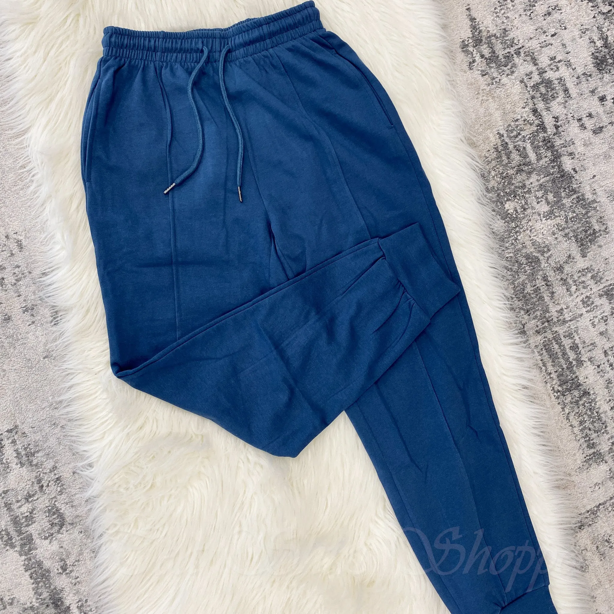 Indigo Tapered Lounge Pants