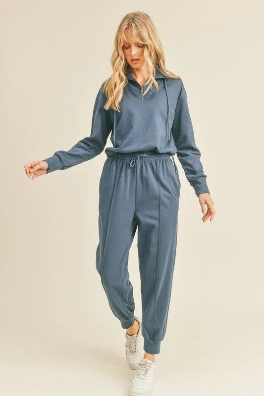 Indigo Tapered Lounge Pants