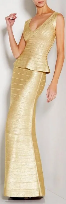 'Izabela' Woodgrain Foil Print Dress