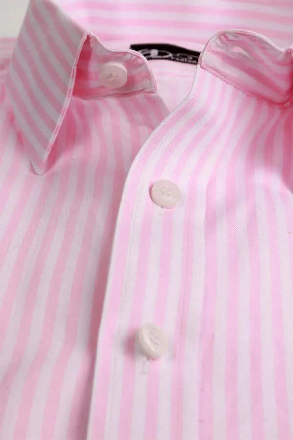 Light Pink Bengal Stripes Formal Shirt