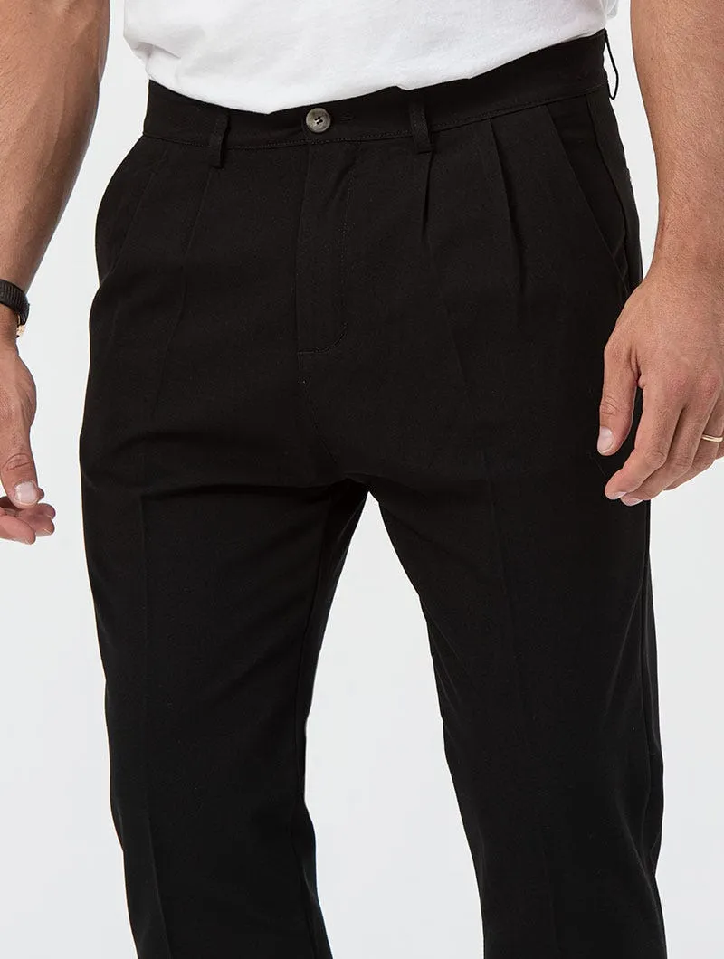 LINCOLN CASUAL PANTS IN BLACK