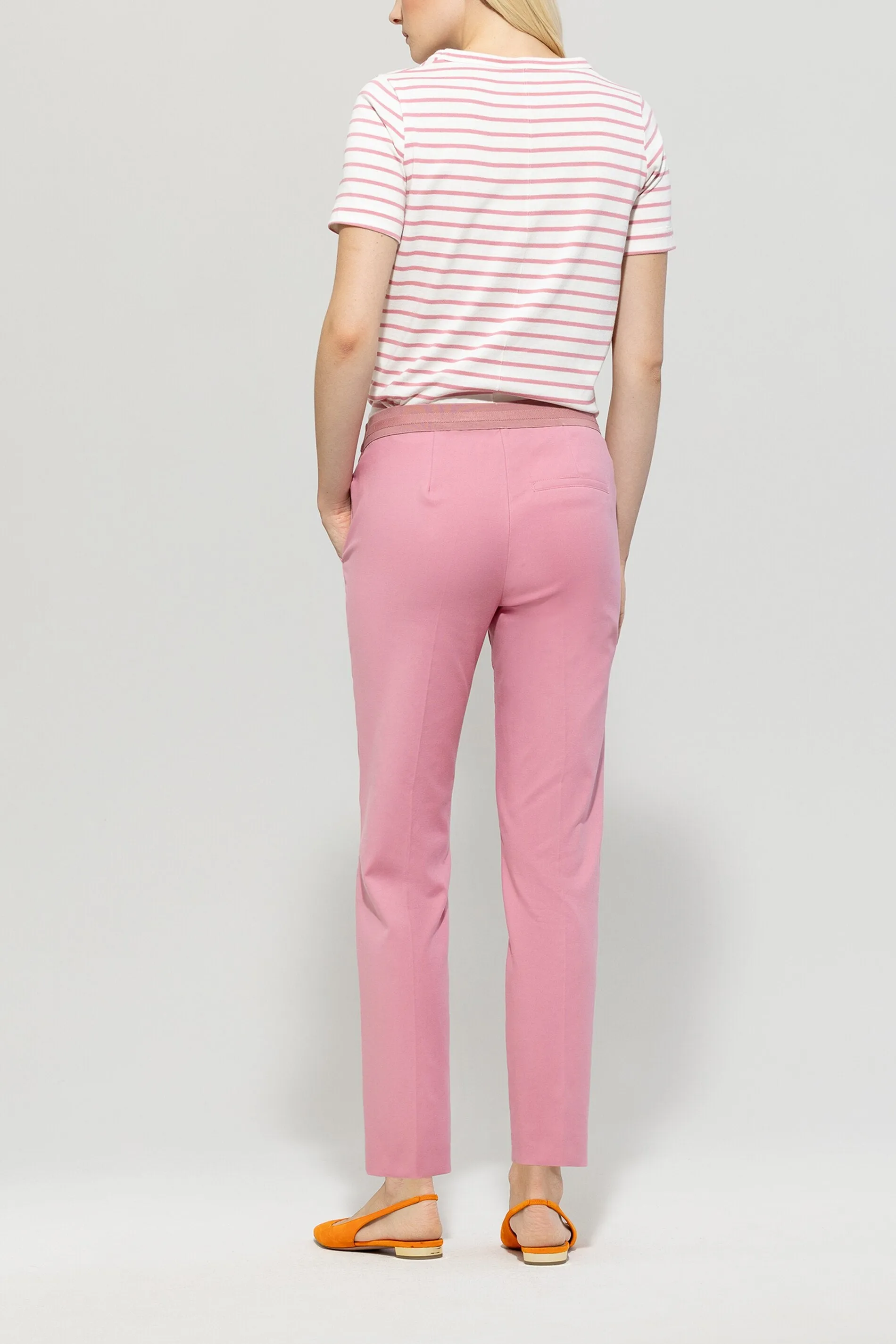 LUISA CERANO Straight Pink Trouser