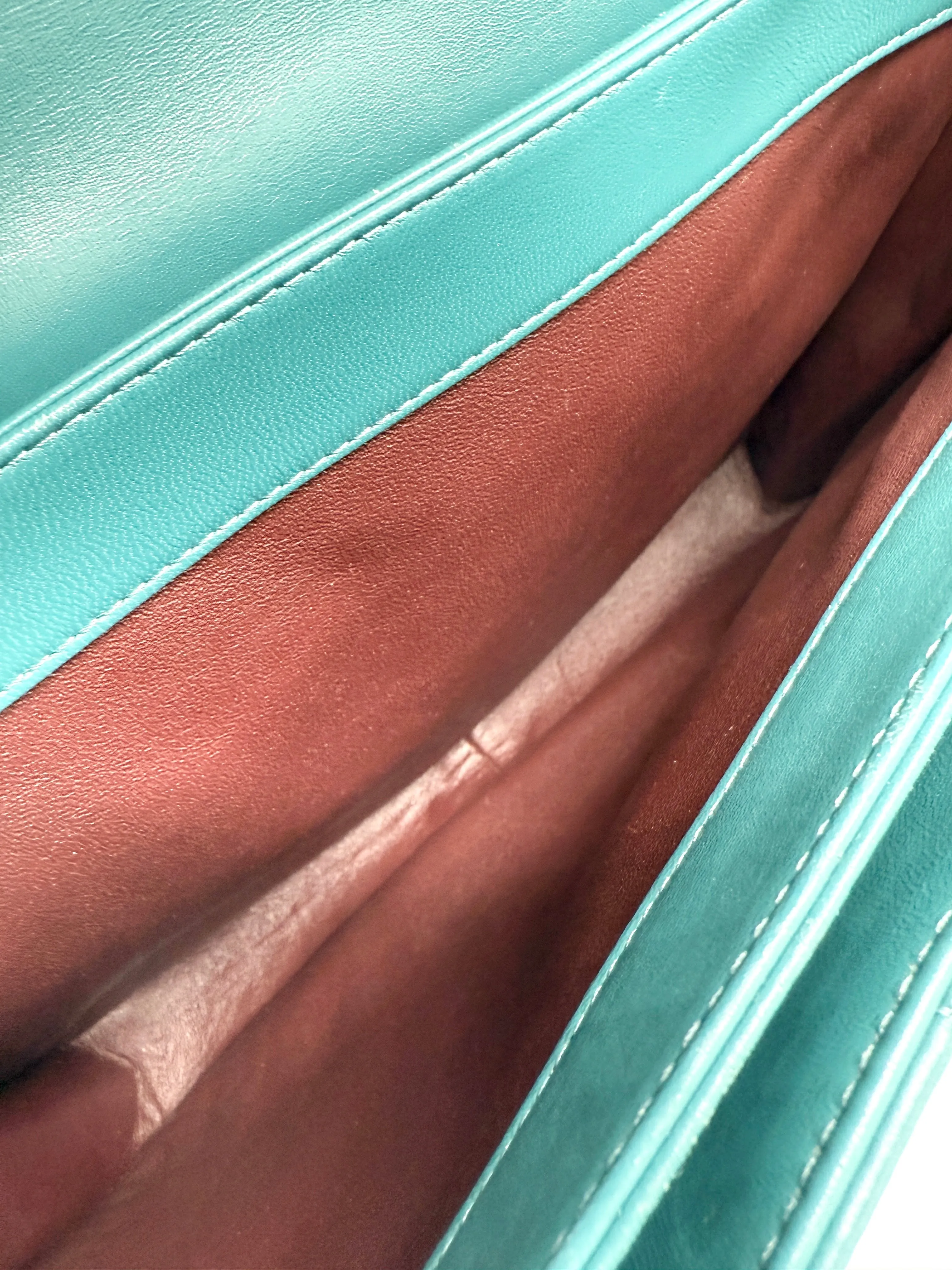 Malachite GHW Trendy CC Top Handle