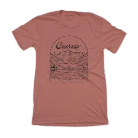 Maroon Bells Tee-Mauve