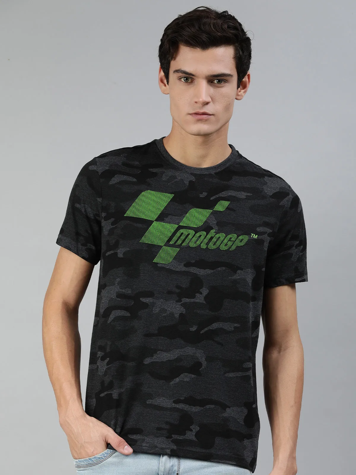MotoGP: Anthra Camo T Shirt - Anthra Melange