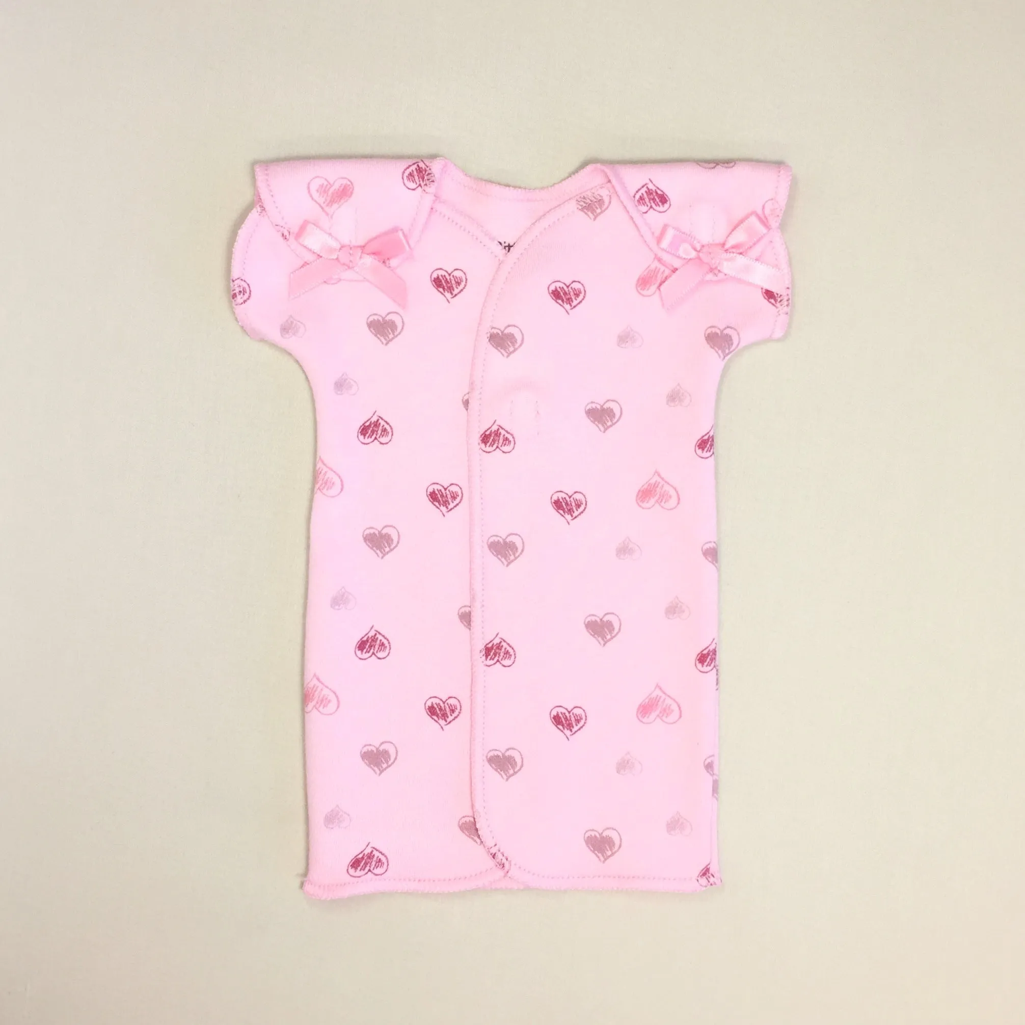 NICU Friendly Gown Hearts