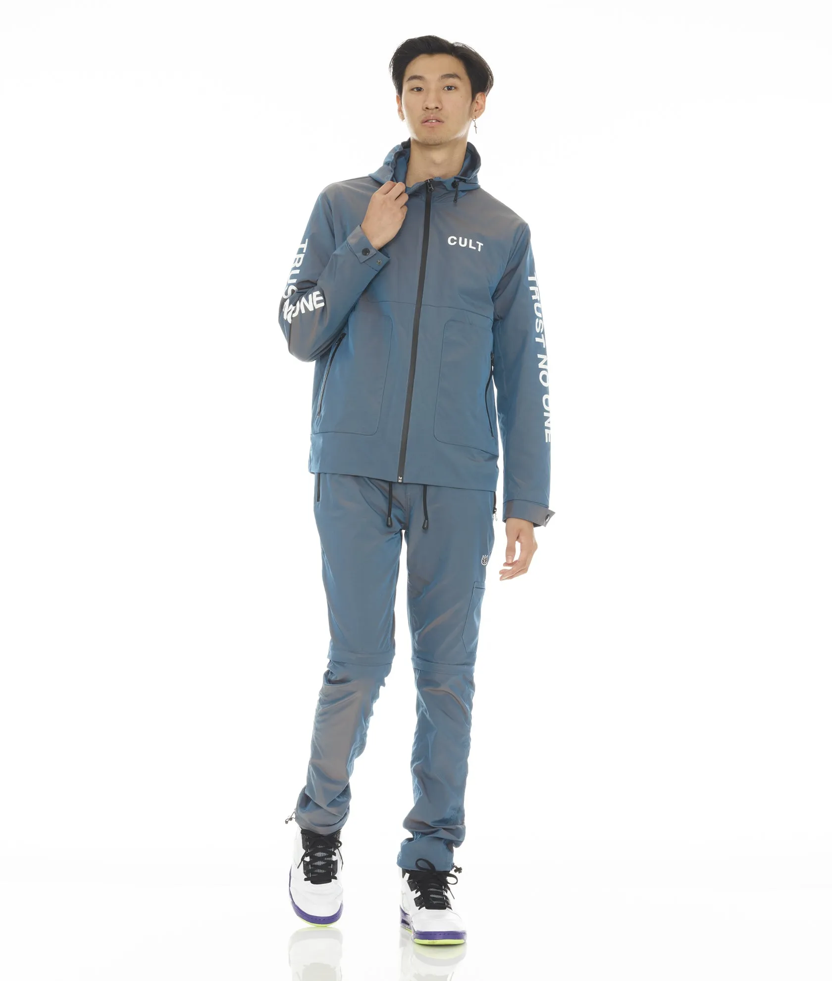 NYLON PANT IN SEAFOAM
