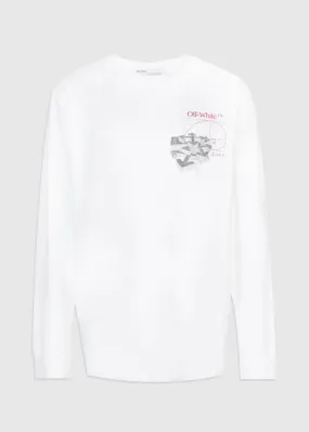 OFF-WHITE: GOLDEN RATIO TEE [WHITE]