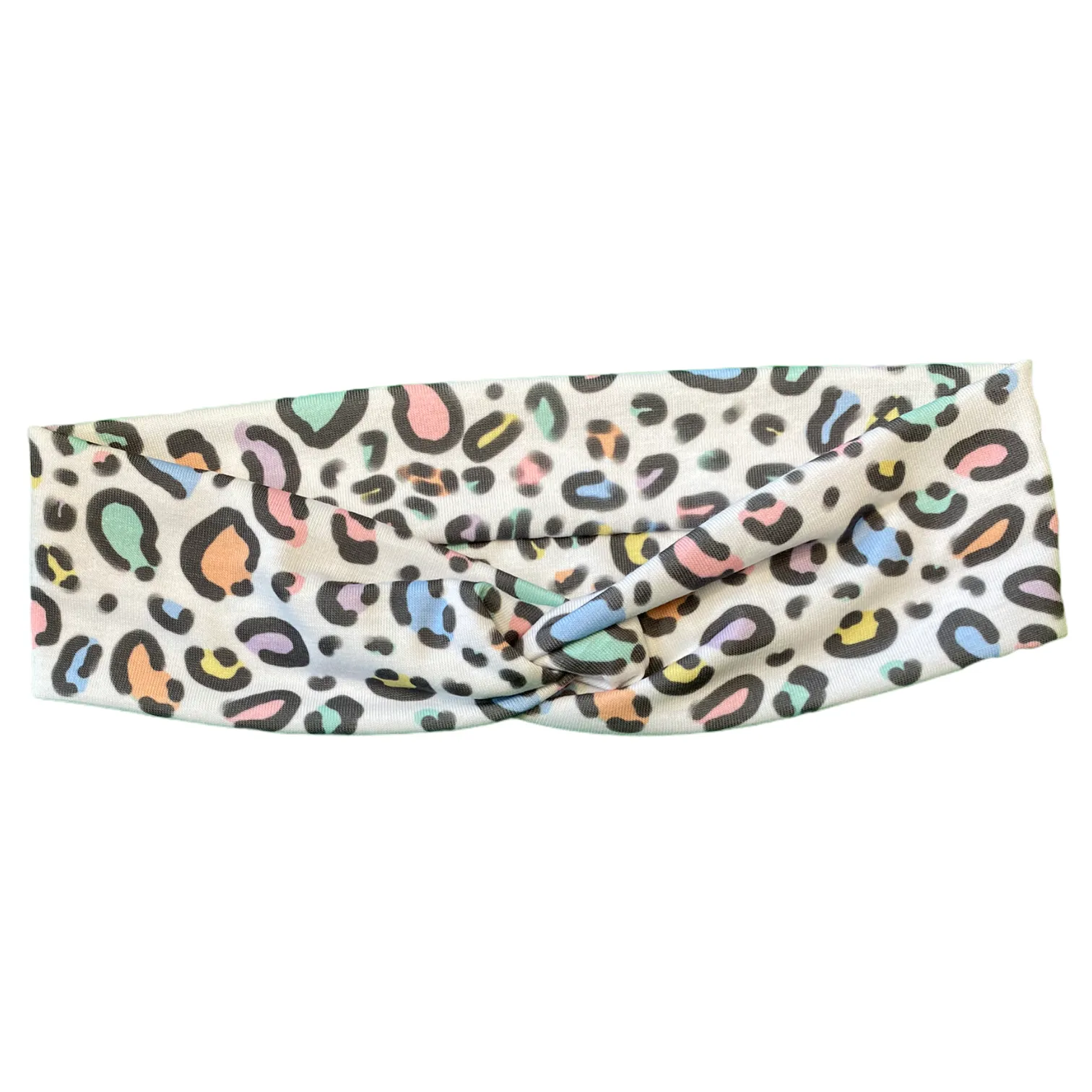 Pastel Cheetah Knotties Headband