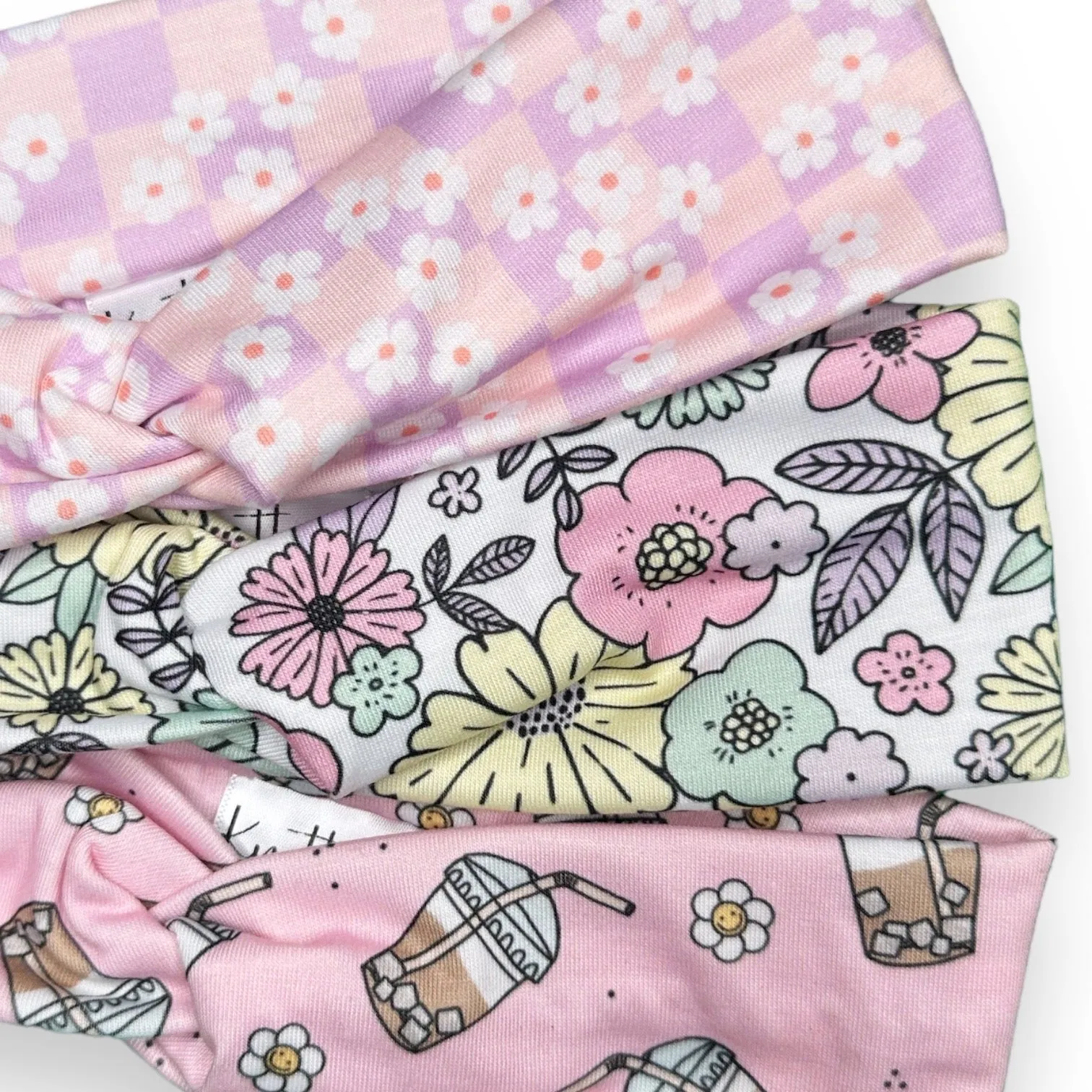 Pastel Floral Knotties Headband