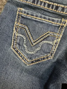 ROCK & ROLL YOUTH GIRLS BOOTCUT RAISED DENIM