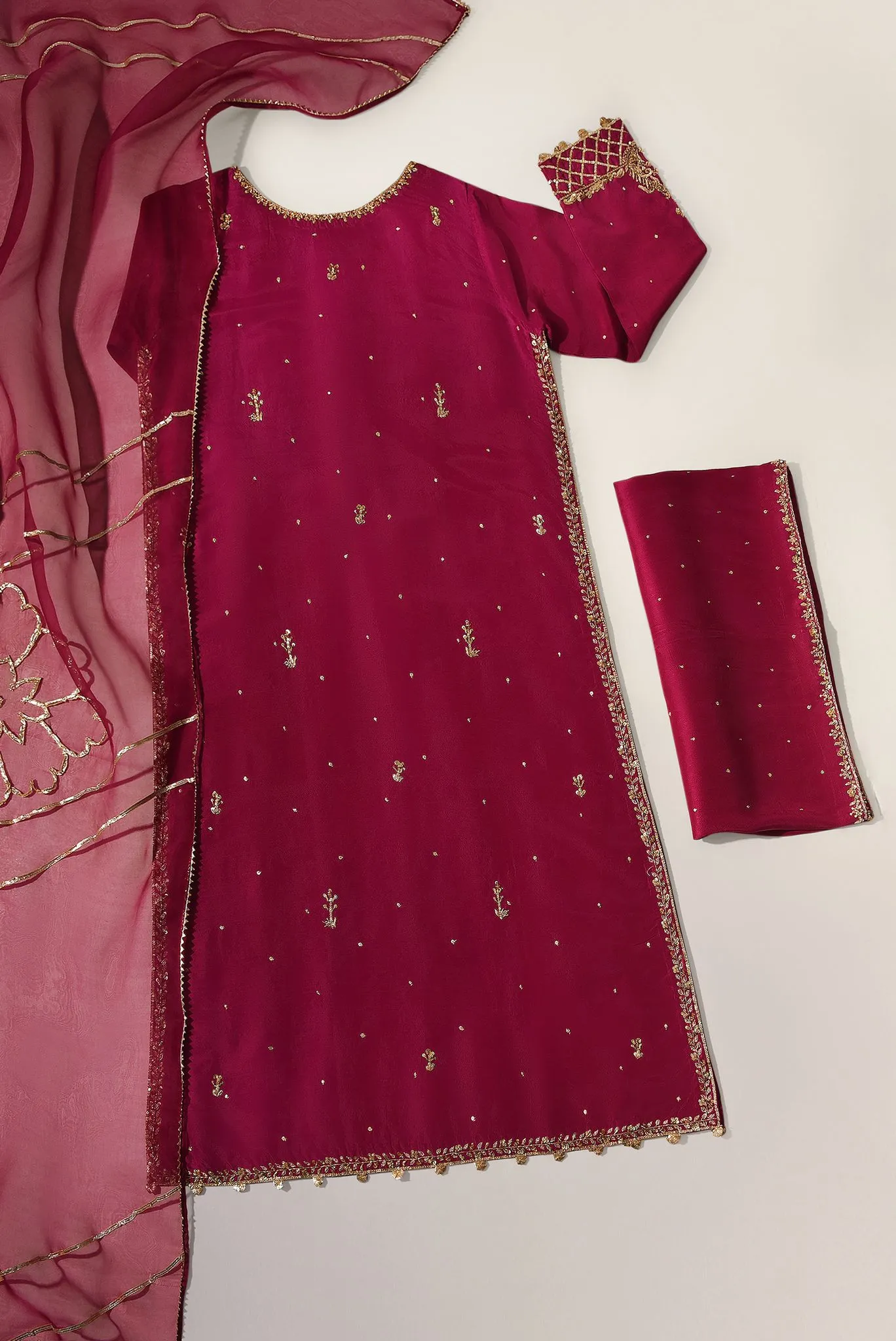 Rozana Magenta / Rust / Mustard