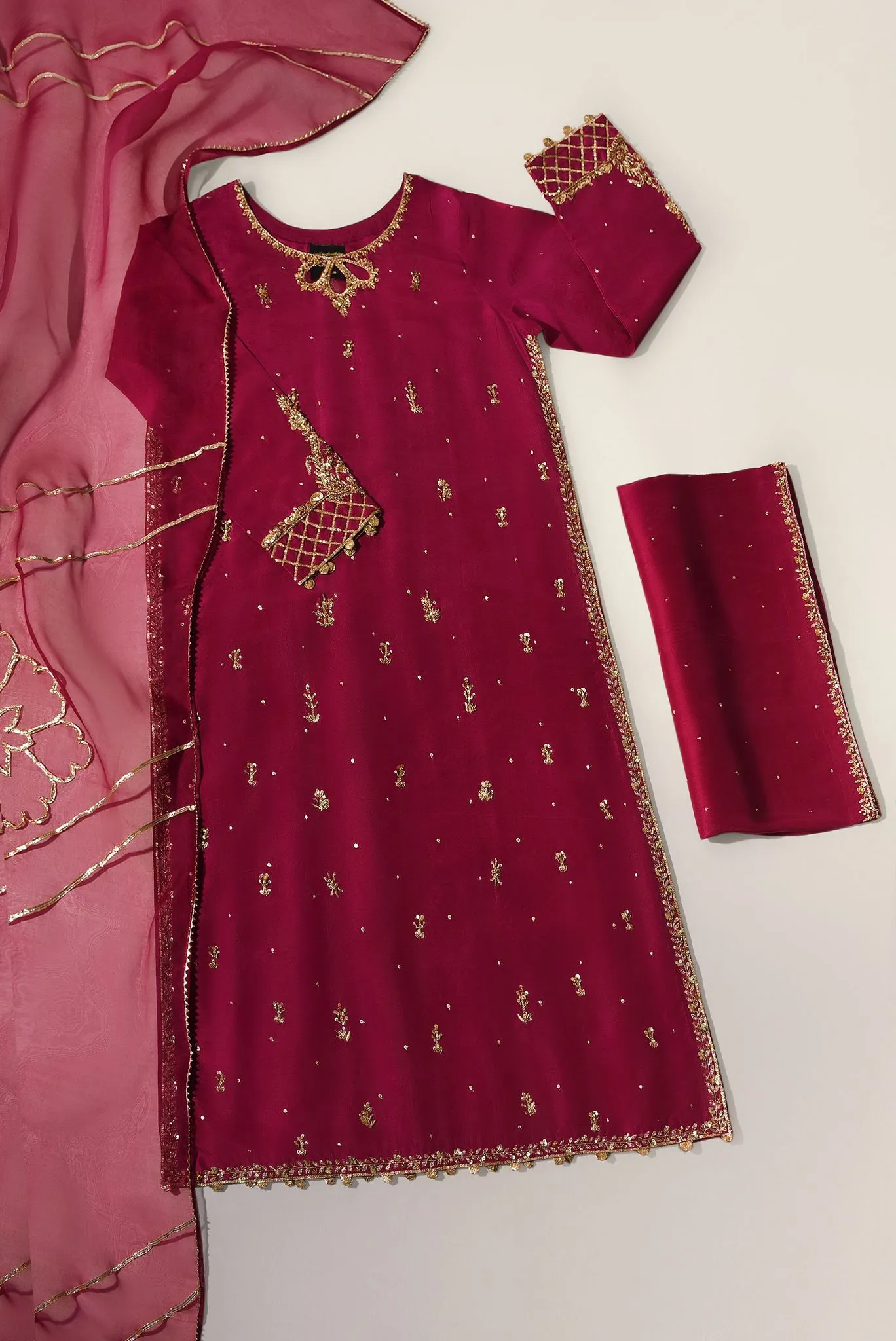 Rozana Magenta / Rust / Mustard