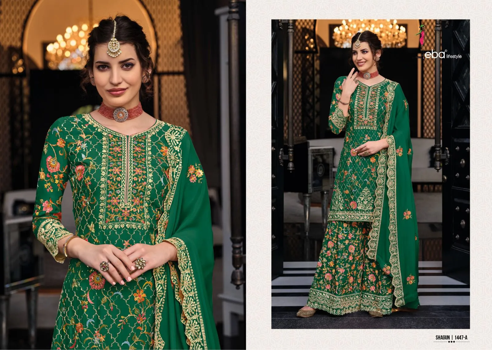 SHAGUN COLOR EDI-5 DESIGNER SUIT
