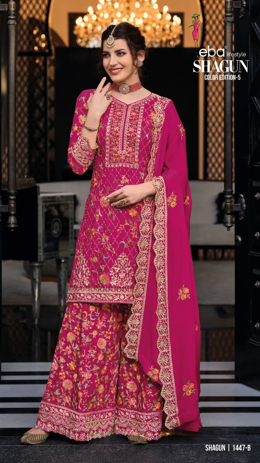 SHAGUN COLOR EDI-5 DESIGNER SUIT