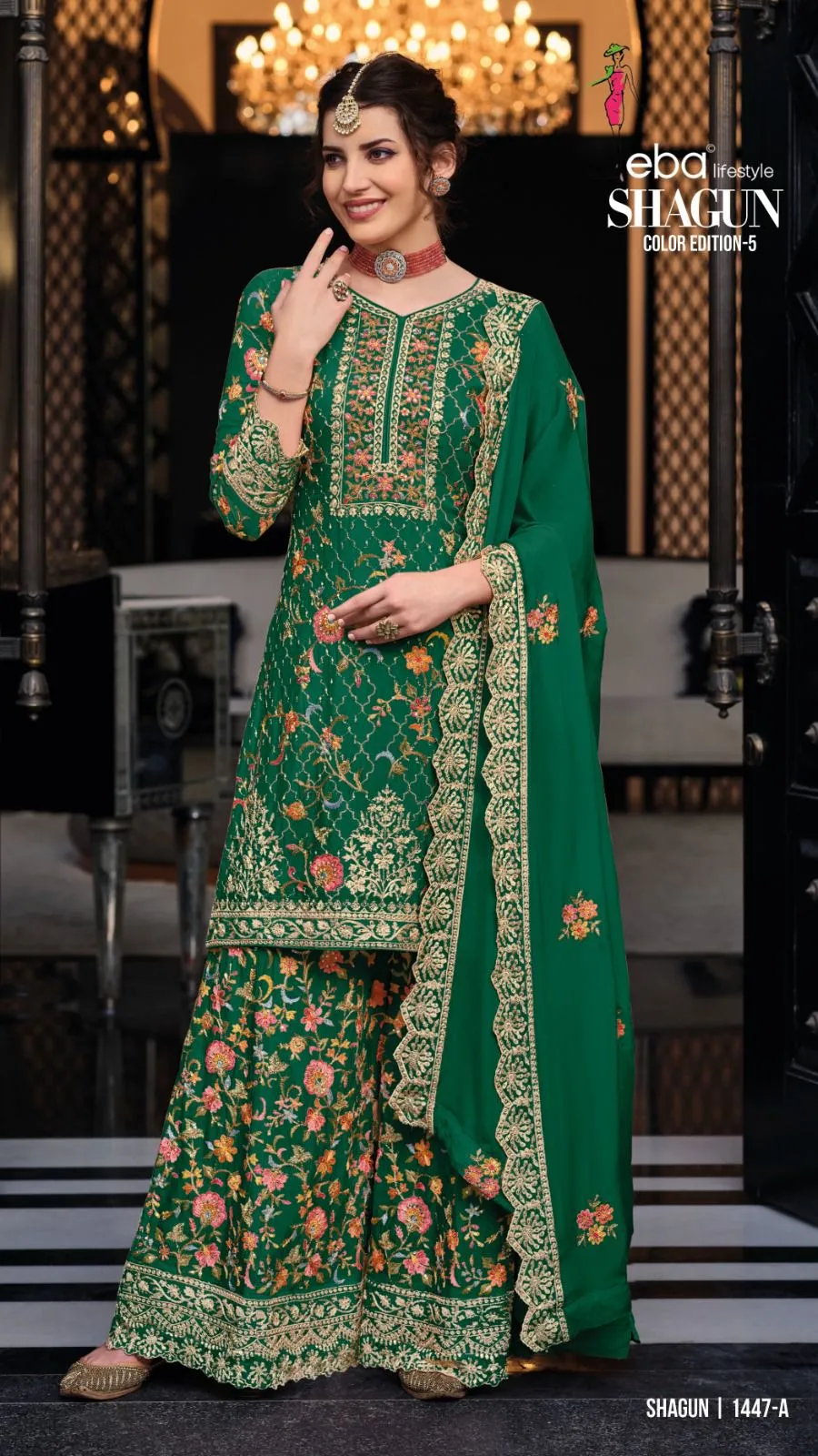 SHAGUN COLOR EDI-5 DESIGNER SUIT