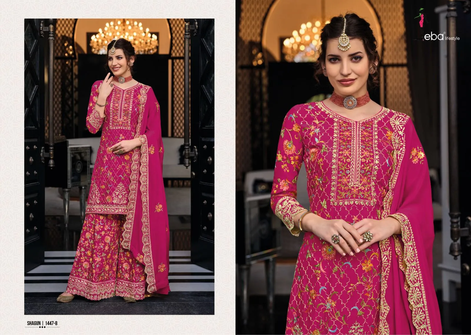 SHAGUN COLOR EDI-5 DESIGNER SUIT