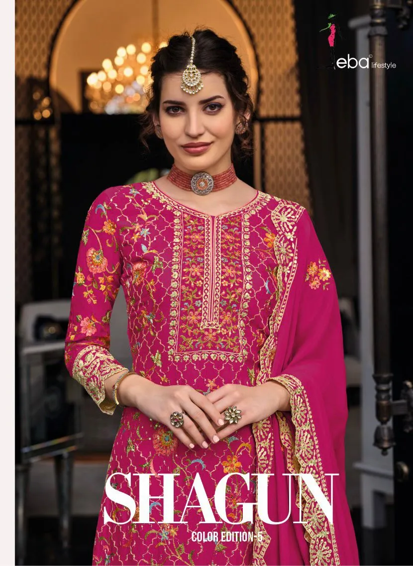 SHAGUN COLOR EDI-5 DESIGNER SUIT