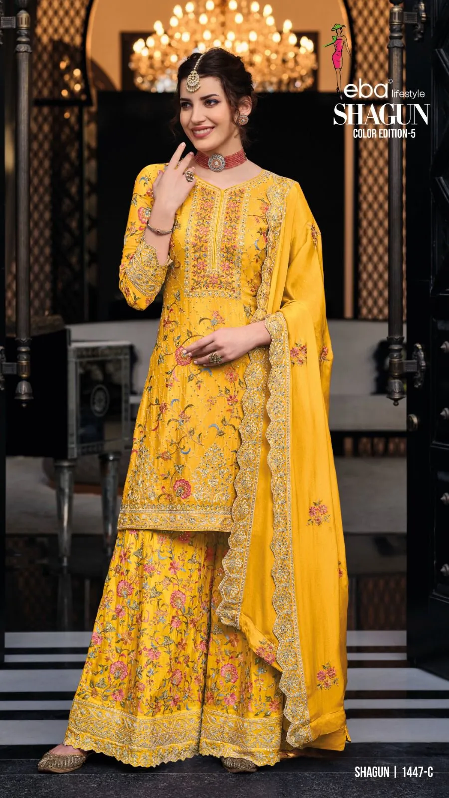 SHAGUN COLOR EDI-5 DESIGNER SUIT