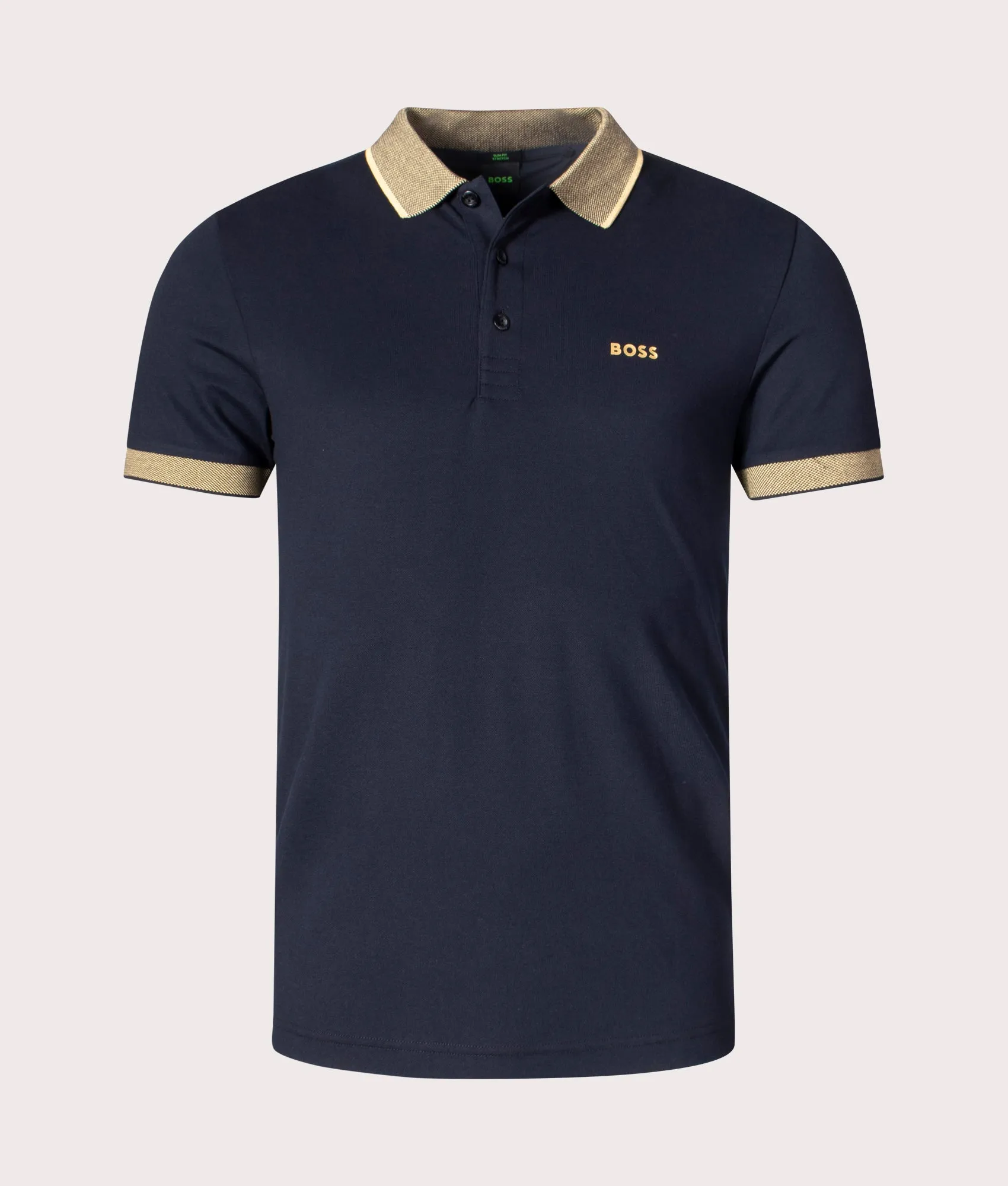 Slim Fit Paule Contrast Trims Polo Shirt