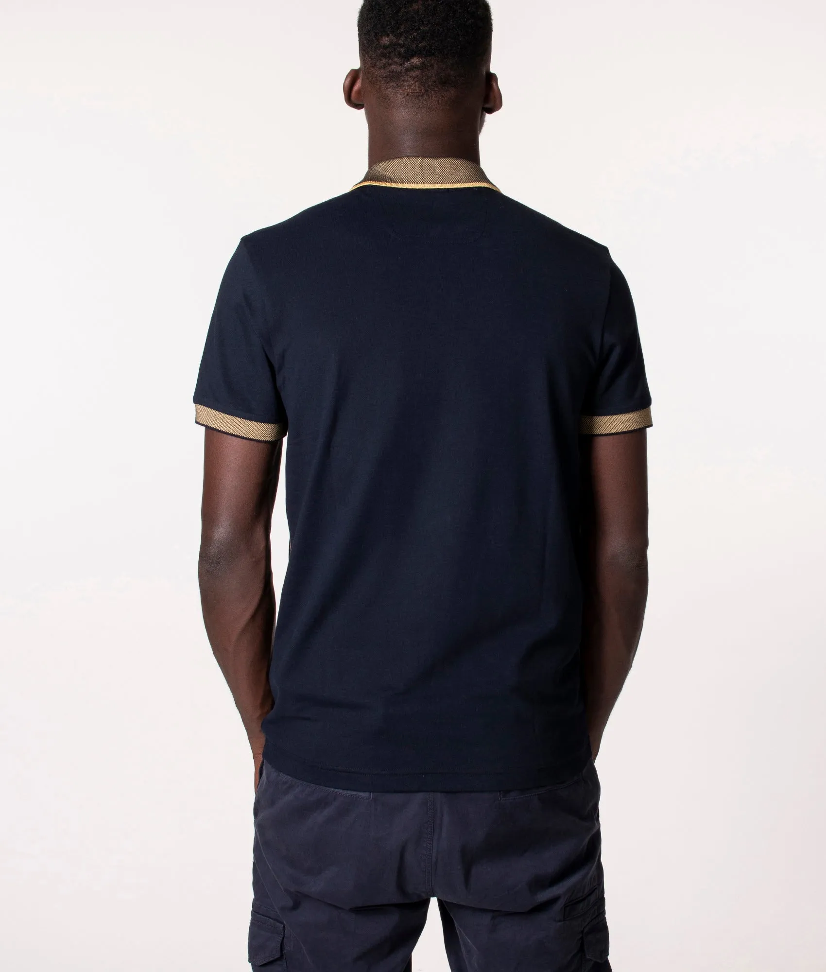 Slim Fit Paule Contrast Trims Polo Shirt