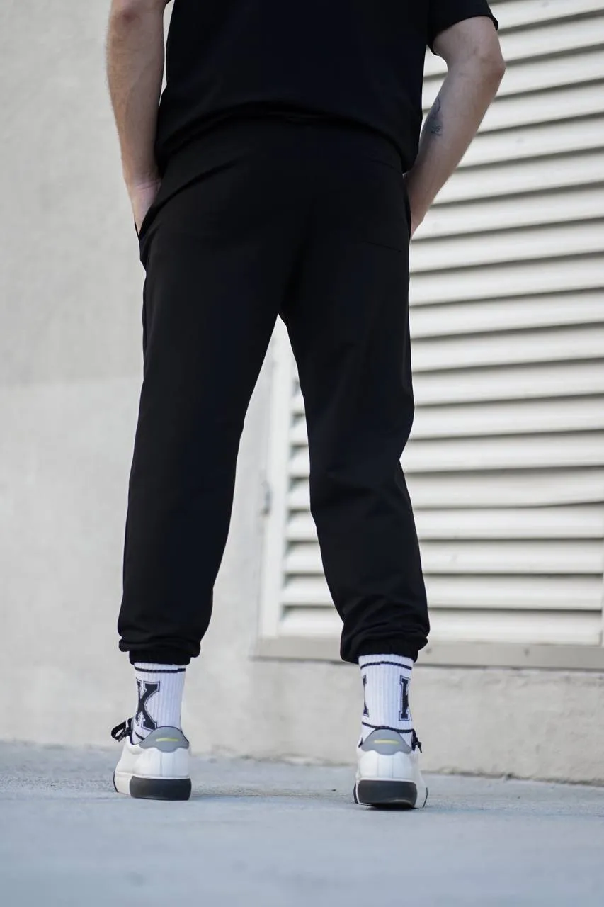 Sneakerjeans Black Gangsta Jogger Pant ES98